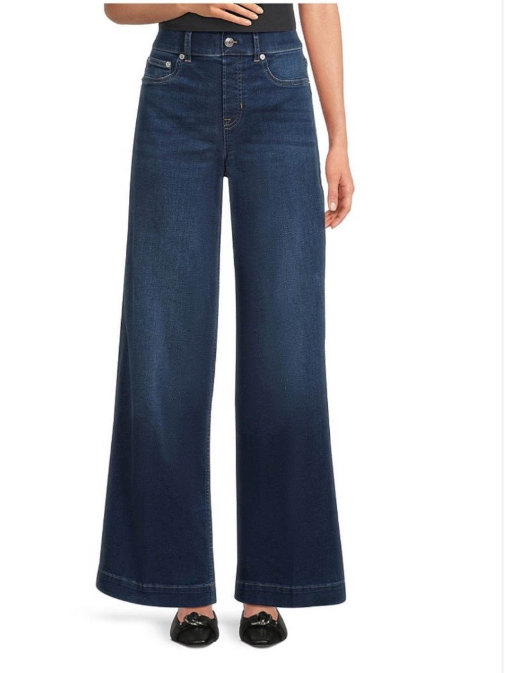 Spanx 2.0 SPANXshape Stretch
Pull On Wide Leg Jeans Size Large NWT - Picture 7 of 7